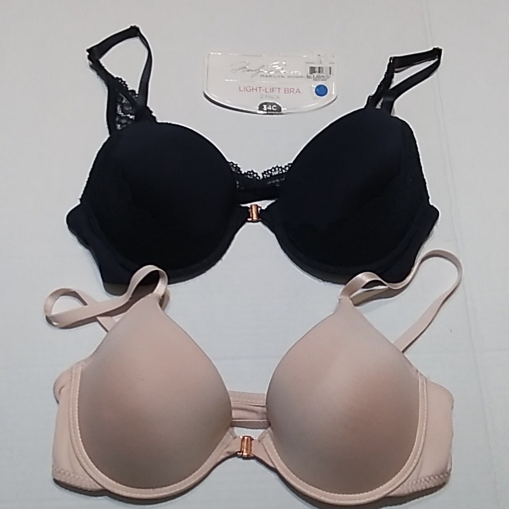 Marilyn Monroe Bras set of 2 front snap 34C